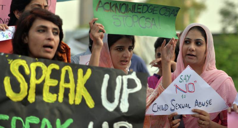 زینب واقعہ کے بعد بچوں میں جنسی زیادتی کے بڑھتے ہوئے واقعات تشویش ناک ہیں