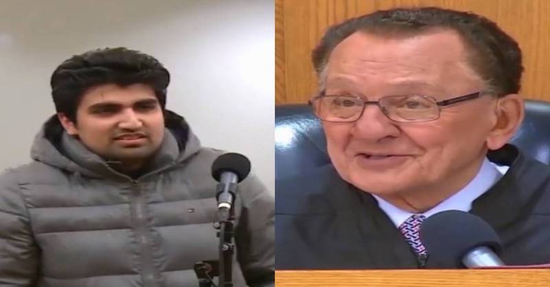 جج فرینک کیپریو کی عدالت میں پیش ہونے والے پاکستانی کی ویڈیو وائرل