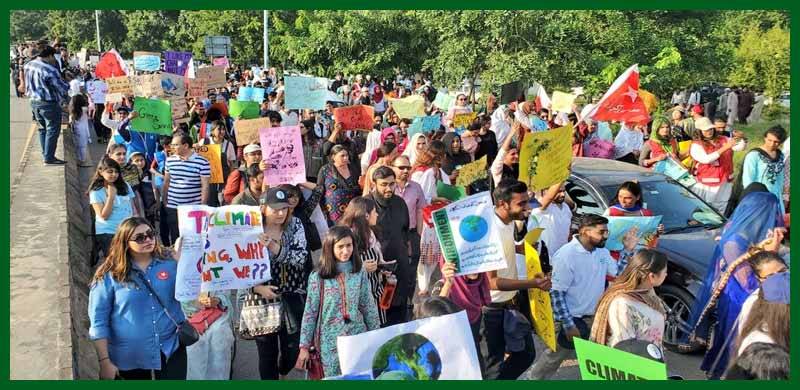 پاکستان سمیت دنیا بھر میں موسمیاتی تبدیلی سے متعلق اقدامات کیلئے ریلیاں اور مظاہرے