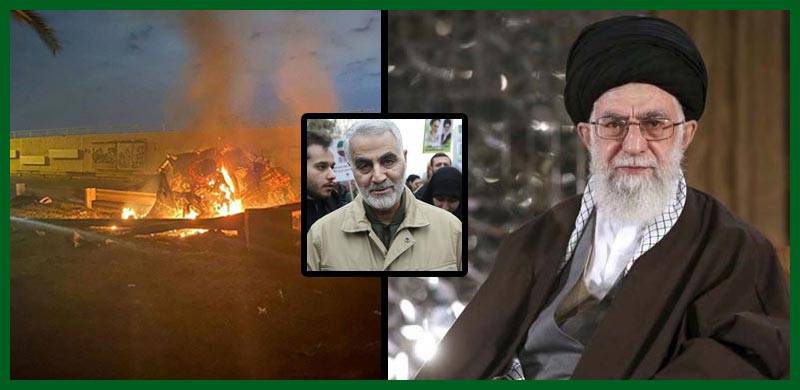 ایران نے جنرل سلیمانی پر امریکی حملے کو احمقانہ حرکت قرار دے دیا، ایرانی ردِعمل کے بعد اسرائیل میں ہائی الرٹ