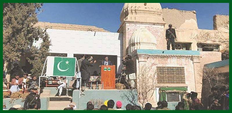 بلوچستان: ژوب میں 200 سال پرانا مندر 72 برس بعد ہندو برادری کے حوالے