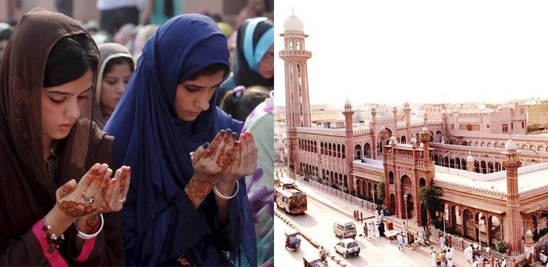 پاکستان کی اہم تاریخی مسجد کو خواتین نمازیوں کے لیئےکھول دیا گیا
