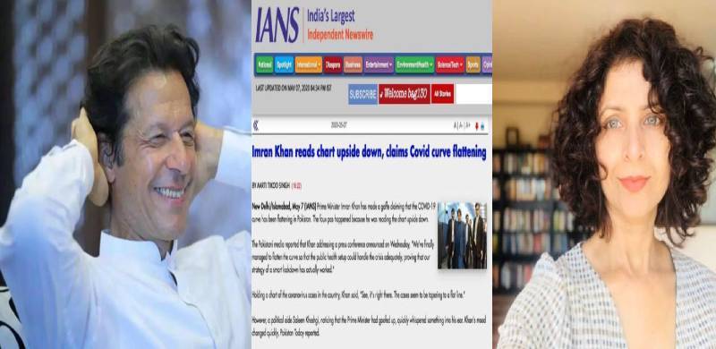 'وزیر اعظم عمران خان نے لاک ڈاؤن کھولنے کا فیصلہ کرونا وائرس رپورٹ الٹی پڑھنے کی وجہ سے کیا': بھارتی صحافی کے انکشاف پر جگ ہنسائی