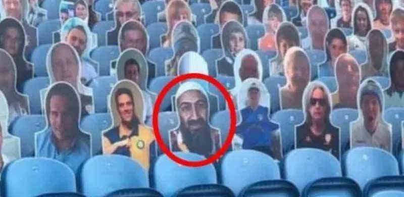 پاکستان کے سیاسی میدان کیساتھ ساتھ فٹ بال کے میدان میں بھی اسامہ بن لادن کے چرچے