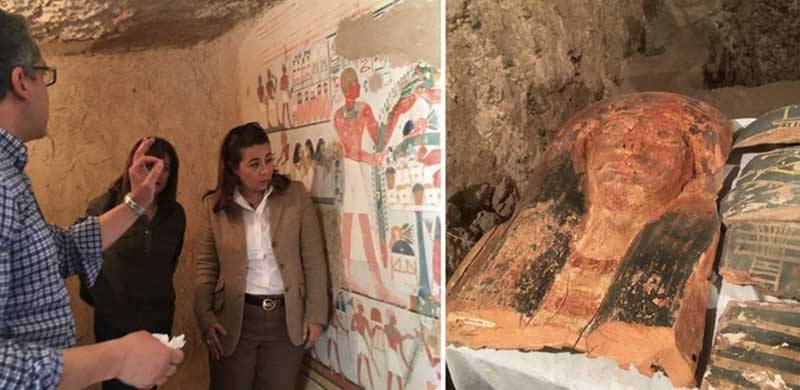 مصر میں کھدائی کے دوران ایک جج کی تین ہزار سال پرانی قبر دریافت