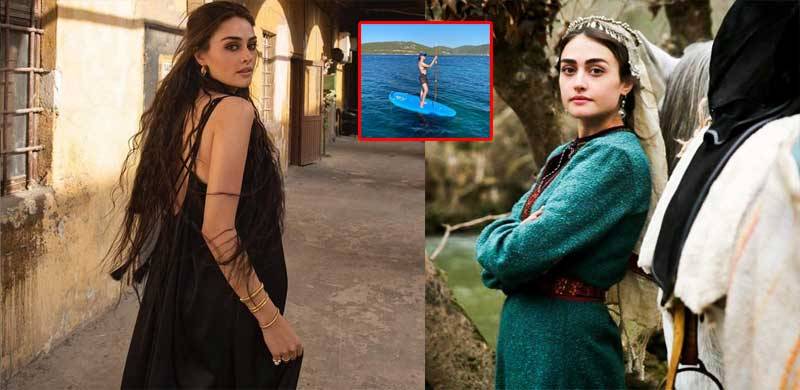 ارطغرل غازی: حلیمہ سلطان کا کردار نبھانے والی اداکارہ نے اپنی نیم عریاں انسٹاگرام پوسٹ پر کمنٹ کا آپشن بند کر دیا