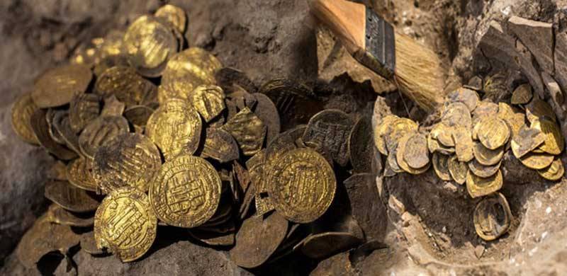 اسرائیل میں عباسی دور کے انتہائی نایاب سونے کے سکوں کا خزانہ دریافت