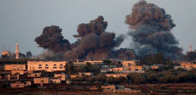 شام میں اسرائیلی طیاروں کی شدید بمباری: ہلاک ہونے والے جنگجوؤں کی اکثریت پاکستانی ہے: سیرئین آبزرویٹری