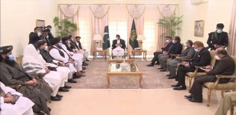 افغان طالبان کے وفد کی وزیر اعظم عمران خان سے ملاقات