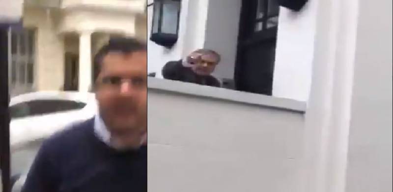 لندن: خاتون کی اسحٰق ڈار اور بیٹے پر چیخنے چلانے اور کرپشن کے الزامات کی ویڈیو وائرل