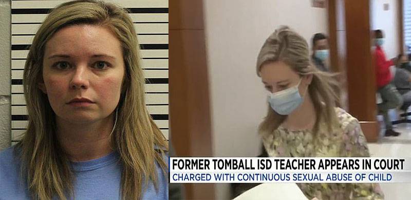 امریکہ میں 13 سالہ طالب علم کو 3 سال جنسی زیادتی کا نشانہ بنانے والی 31 سالہ خاتون سکول ٹیچر گرفتار
