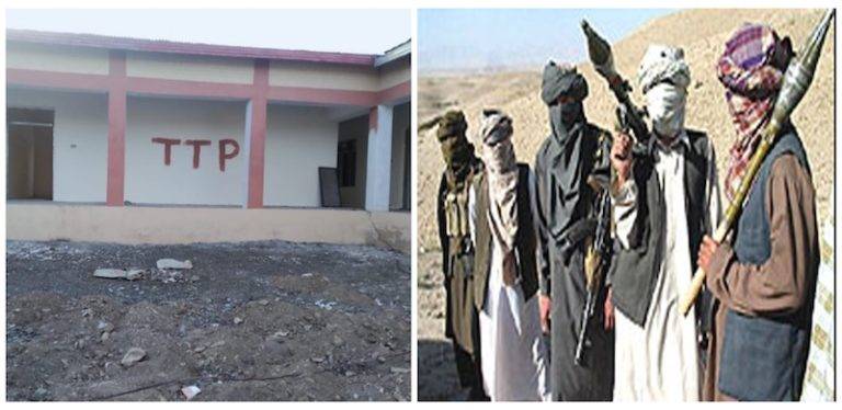 جنوبی وزیرستان میں تحریک طالبان پاکستان کی مبینہ سرگرمیاں: سرکاری سکول کی دیواروں پر وال چاکنگ