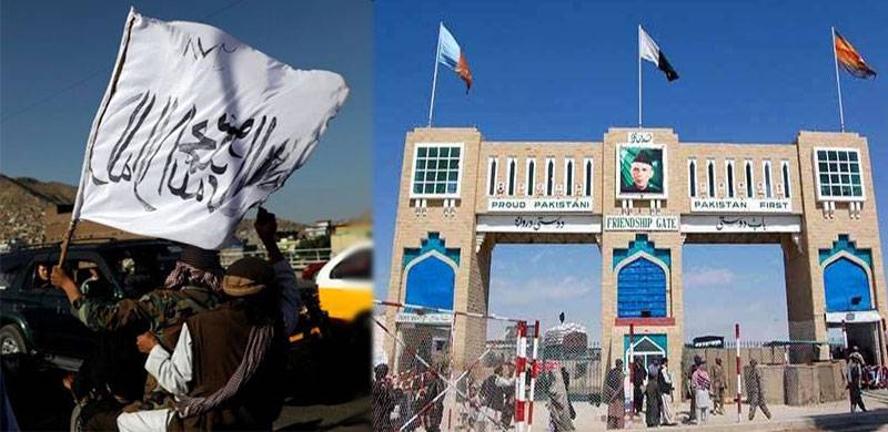 طالبان کا پاکستان اور افغانستان کے مابین مرکزی گزرگاہ پر کنٹرول، افغان پرچم اتاردیا