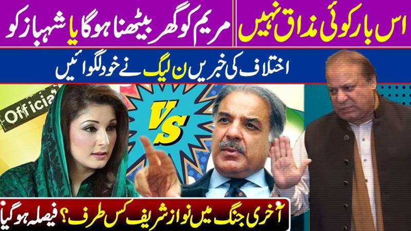 شہباز شریف کا مریم نواز، ن لیگ کو فیصلہ کرنا ہوگا
