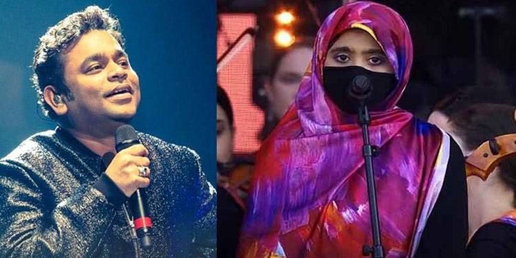 بھارتی موسیقار اے آر رحمٰن کی بیٹی خدیجہ رحمٰن کی پہلی بار حجاب میں پرفارمنس