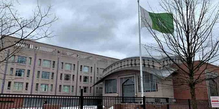 واشنگٹن میں بھی پاکستانی سفارت خانے کے فنڈز ختم، عملہ تنخواہوں سے محروم