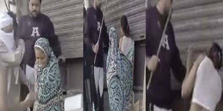فیصل آباد؛ دکان پر چوری کے الزام میں 2خواتین کو بازار میں سر عام برہنہ کر کے تشدد، ویڈیو وائرل