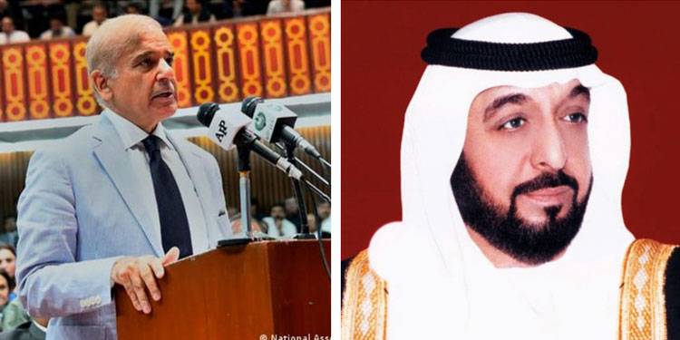 متحدہ عرب امارات کی سیاسی اور عسکری قیادت کی شہباز شریف کو وزیراعظم بننے پر مبارکباد