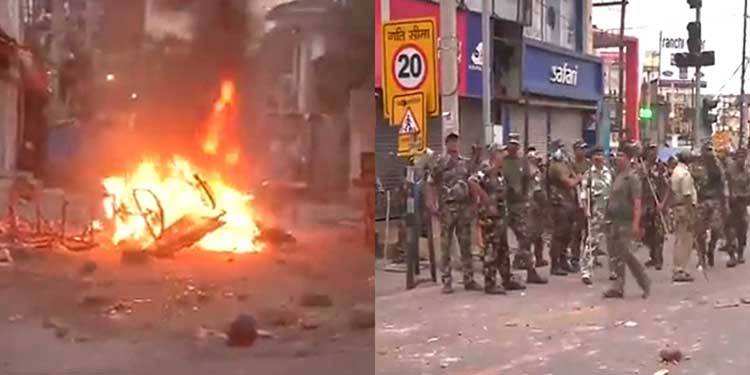 نوپورشرما کے متنازع بیان کیخلاف انڈیا کے کئی شہروں میں نماز جمعہ کے بعد پرتشدد مظاہرے