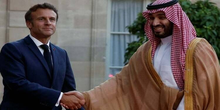 سعودی ولی عہد کا دورہ فرانس، فرانسیسی صدر کی جانب سے پرتپاک استقبال
