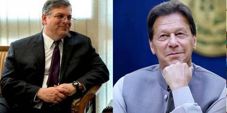 عمران خان کا امریکی سفیر سے رابطہ، وزیراعلیٰ خیبر پختونخوا نے فون پر بات کروائی