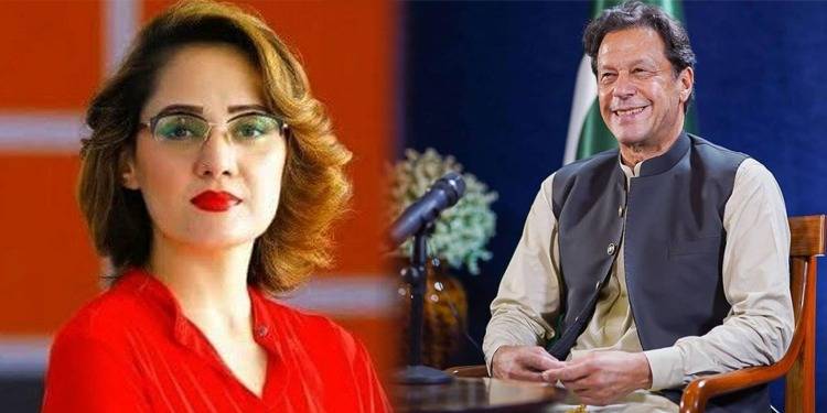 جلسوں کے دوران غریدہ فاروقی مردوں میں گھسے گی تو ایسا ہی ہو گا: عمران خان