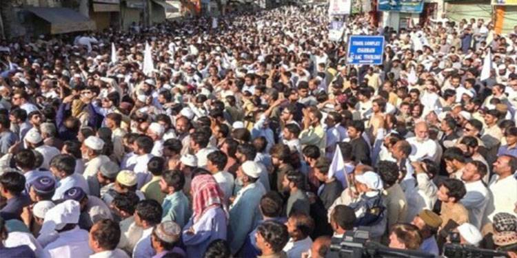 جنوبی وزیرستان: وانا میں دہشت گردی کے خلاف مقامیوں کی احتجاجی ریلی