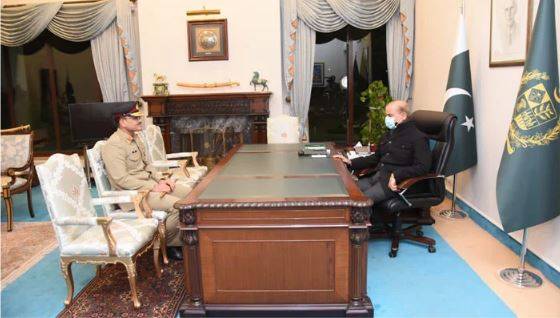 نئے آرمی چیف جنرل عاصم منیر کی وزیراعظم سے ملاقات