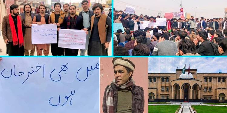 عبدالولی خان یونیورسٹی مردان میں پروفیسر اختر خان پر قاتلانہ حملہ، طلبہ سراپا احتجاج