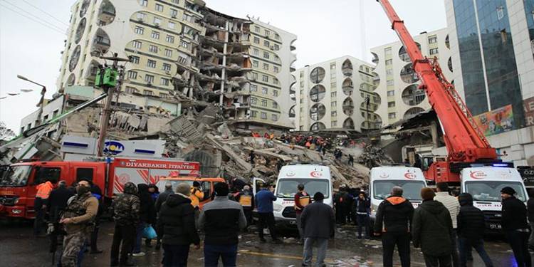 ترکیہ کے جنوب مشرقی علاقےمیں 7.6 شدت کا ایک اور زلزلہ