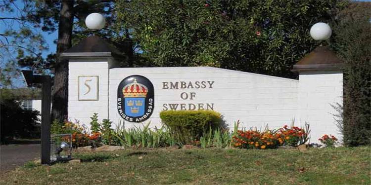سیکیورٹی خدشات کے پیش نظر  اسلام آباد میں سویڈن سفارت خانہ غیرمعینہ مدت کیلئے بند