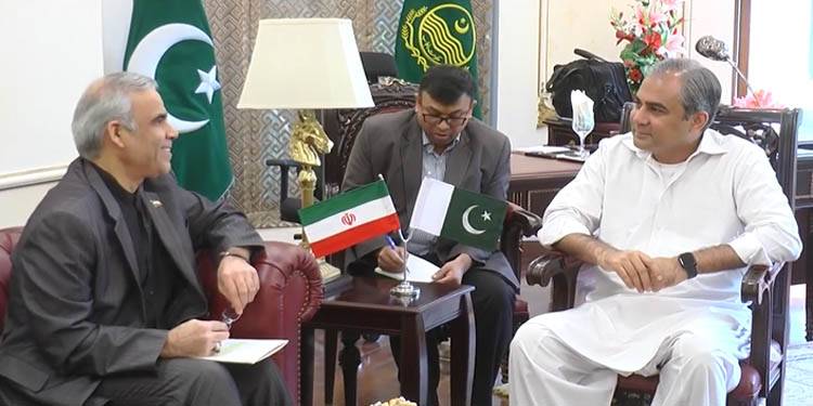 نگران وزیراعلیٰ پنجاب کی ایرانی قونصل جنرل سے ملاقات