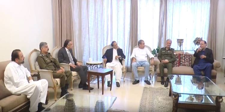 وزیر اعلی پنجاب محسن نقوی کی چودھری شجاعت حسین سے ملاقات