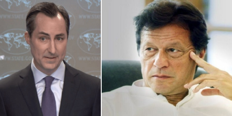 امریکی حکومت ’نجی شہری‘ عمران خان کے حوالے سے کوئی مؤقف نہیں رکھتی: محکمہ خارجہ