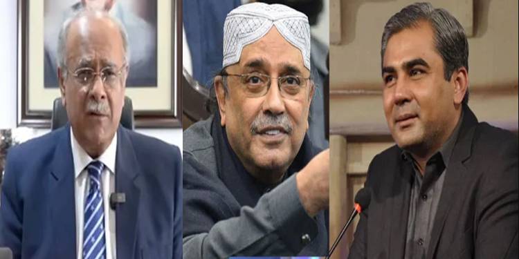 وزیر اعلیٰ محسن نقوی کی سابق صدر آصف زرداری سے نجم سیٹھی کی سفارش کی تردید