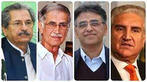 'قریشی، اسد عمر، ترین، شفقت محمود کو زبردستی پی ٹی آئی میں شامل کروایا گیا تھا'