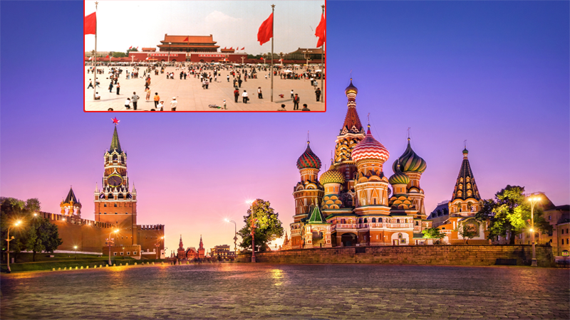 چین کے تھین آن من اور روس کے ریڈ سکوائر کے موازنوں میں نئے انکشاف