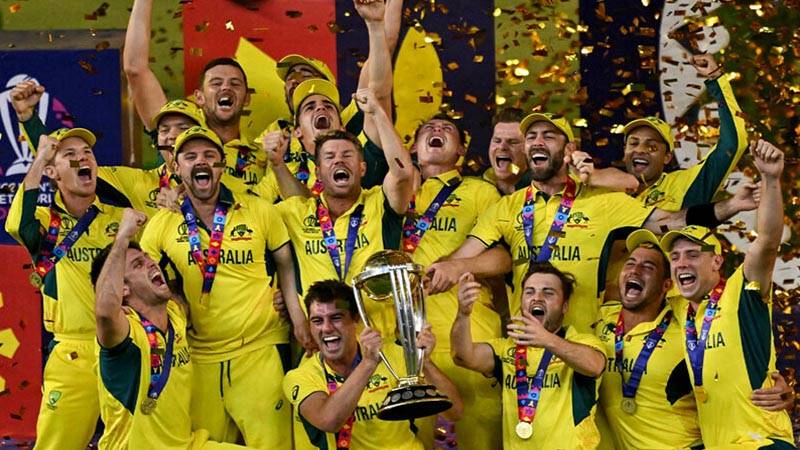 ورلڈ کپ 2023:  آسٹریلیا  چھٹی مرتبہ عالمی چیمپیئن بن گیا