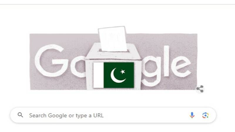 انتخابات 2024: گوگل ڈوڈل بھی پاکستان کے رنگ میں رنگ گیا