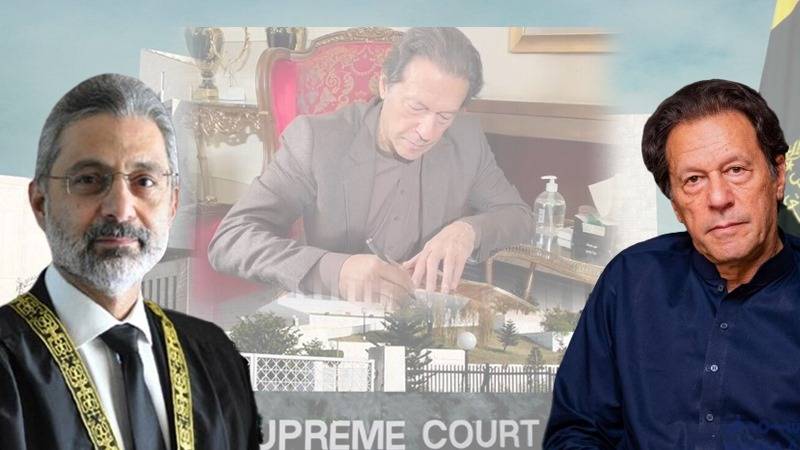 عمران خان کا چیف جسٹس سے پی ٹی آئی کو انصاف دینے کا مطالبہ