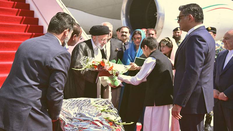 ایرانی صدر ڈاکٹر سید ابراہیم رئیسی 3 روزہ دورے پر پاکستان پہنچ گئے