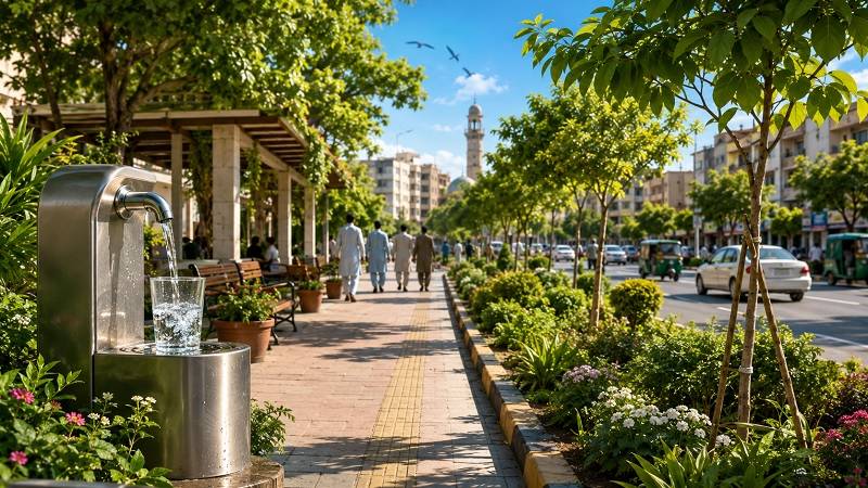 سرسبز راستے، صاف پانی اور خوشحال معاشرہ