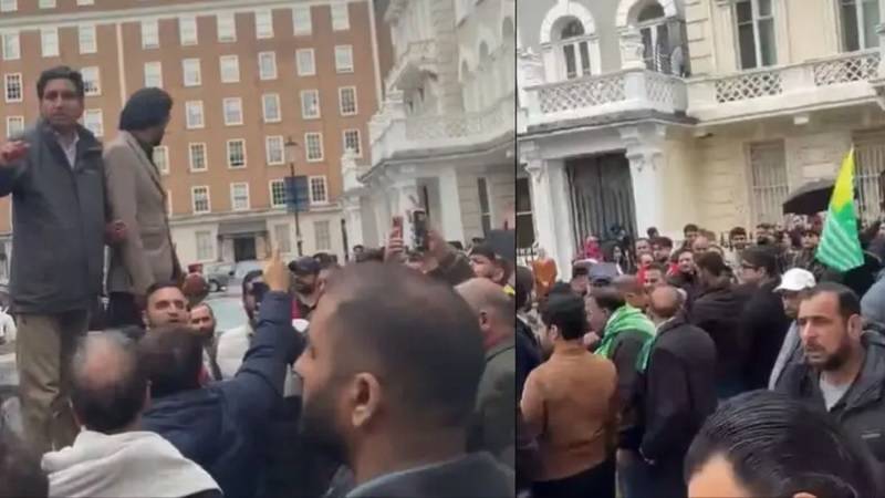 بھارتی نہیں، پاکستانی سفارت خانے کے باہر احتجاج: کشمیر میں آخر کیا ہو رہا ہے؟