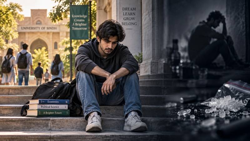 آئس کی لت: سندھ کی نوجوان نسل کے خوابوں کو کھاتی ایک خاموش وبا