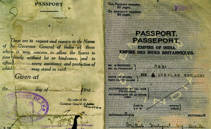 Pakistan old passport