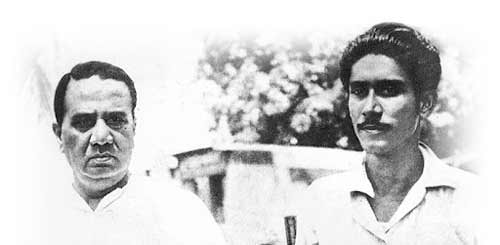 Sheikh Mujib young with Husseyn Shaheed Suharwardy